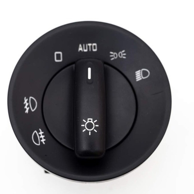 스코다 OEM NO. 1Z0 941 431용 금속 플라스틱 크롬 헤드라이트 스위치