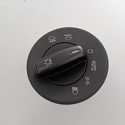 스코다 OEM NO. 1Z0 941 431용 금속 플라스틱 크롬 헤드라이트 스위치